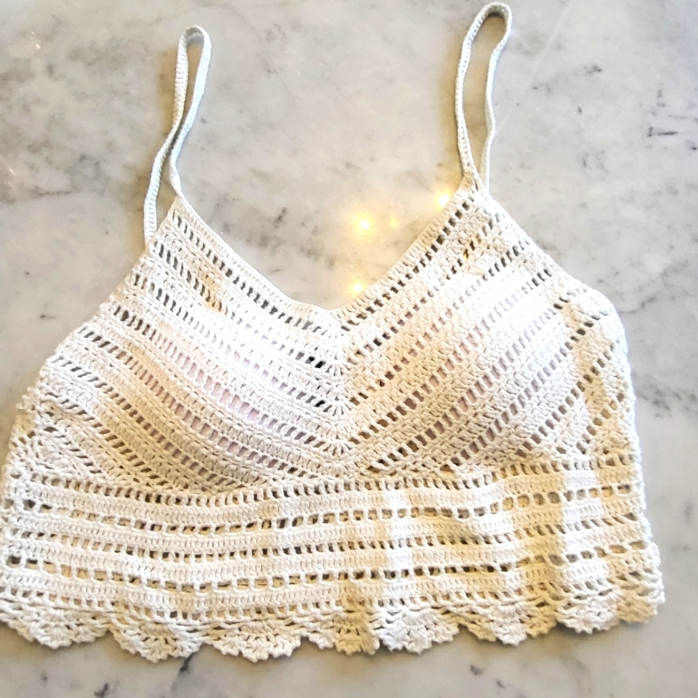 Crochet crop top